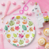 Herbstlaub Pappteller (Party)