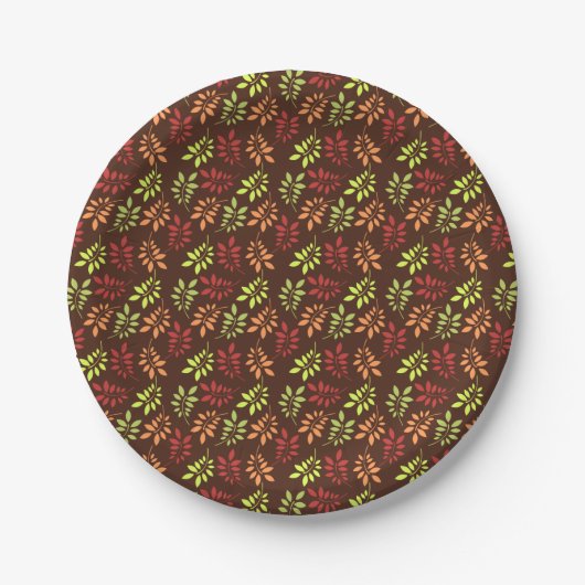 Herbstlaub Party Tableware Teller (Vorderseite)