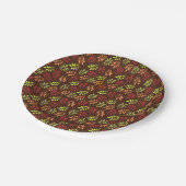 Herbstlaub-Party-Tischwäsche-Papierplatten Pappteller (Schrägansicht)