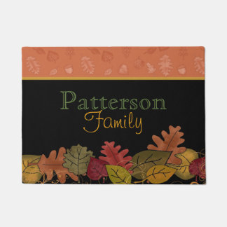 Herbstlaub Personalisiert Door Mat Fußmatte