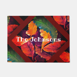 Herbstlaub Personalisiert Door Mat Fußmatte