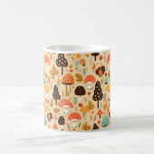 Herbstlaub Pilze und Pumpkin Kaffee Tasse (Mittel)