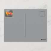 Herbstlaub Postkarte (Rückseite)