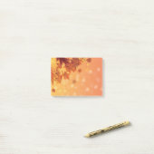 Herbstlaub Postnotizen Post-it Klebezettel (Auf Schreibtisch)