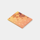 Herbstlaub Postnotizen Post-it Klebezettel (angewinkelt)