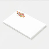 Herbstlaub Postnotizen Post-it Klebezettel (angewinkelt)