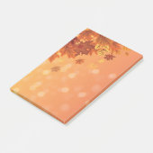 Herbstlaub Postnotizen Post-it Klebezettel (angewinkelt)