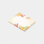 Herbstlaub Postnotizen Post-it Klebezettel (angewinkelt)