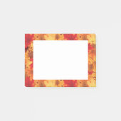 Herbstlaub Postnotizen Post-it Klebezettel (Vorderseite)