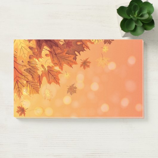 Herbstlaub Postnotizen Post-it Klebezettel (Büro)