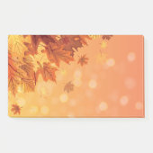 Herbstlaub Postnotizen Post-it Klebezettel (Vorderseite)