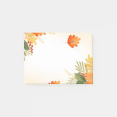 Herbstlaub Postnotizen Post-it Klebezettel (Vorderseite)