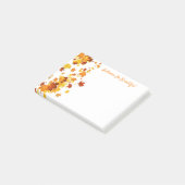 Herbstlaub Postnotizen Post-it Klebezettel (angewinkelt)
