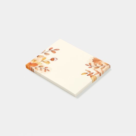 Herbstlaub Postnotizen Post-it Klebezettel (angewinkelt)