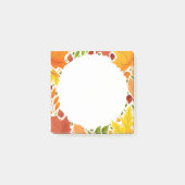 Herbstlaub Postnotizen Post-it Klebezettel (Vorderseite)