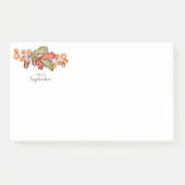 Herbstlaub Postnotizen Post-it Klebezettel (Vorderseite)