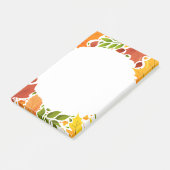 Herbstlaub Postnotizen Post-it Klebezettel (angewinkelt)