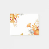 Herbstlaub Postnotizen Post-it Klebezettel (Vorderseite)