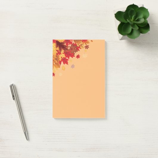 Herbstlaub Postnotizen Post-it Klebezettel (Büro)
