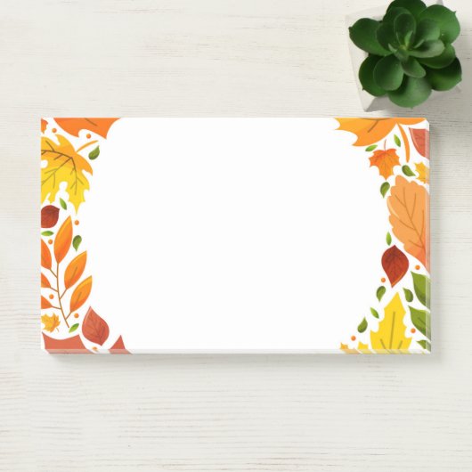 Herbstlaub Postnotizen Post-it Klebezettel (Büro)