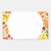 Herbstlaub Postnotizen Post-it Klebezettel (Vorderseite)