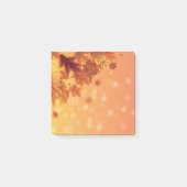 Herbstlaub Postnotizen Post-it Klebezettel (Vorderseite)