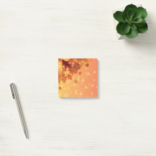 Herbstlaub Postnotizen Post-it Klebezettel (Büro)