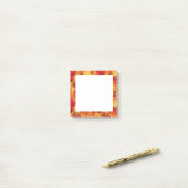 Herbstlaub Postnotizen Post-it Klebezettel (Auf Schreibtisch)