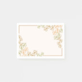 Herbstlaub Postnotizen Post-it Klebezettel (Vorderseite)