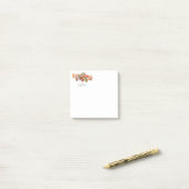 Herbstlaub Postnotizen Post-it Klebezettel (Auf Schreibtisch)