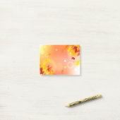 Herbstlaub Postnotizen Post-it Klebezettel (Auf Schreibtisch)