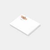 Herbstlaub Postnotizen Post-it Klebezettel (angewinkelt)