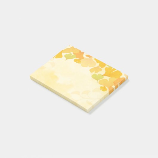 Herbstlaub Postnotizen Post-it Klebezettel (angewinkelt)