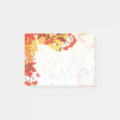 Herbstlaub Postnotizen Post-it Klebezettel (Vorderseite)