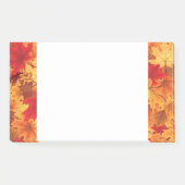 Herbstlaub Postnotizen Post-it Klebezettel (Vorderseite)