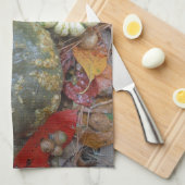 Herbstlaub Pumpkins und Gourds Geschirrtuch (Viertel Falte)