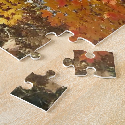 Herbstlaub Puzzle (Seite)