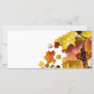 Herbstlaub-Puzzle-Ansicht