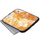 Herbstlaub-Reflexion Laptopschutzhülle (Vorne Knopf)