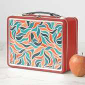 Herbstlaub Retro Vintage Lunchbox (Beispiel)