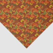 Herbstlaub - Roter Hintergrund Seidenpapier (Ausschnitt)