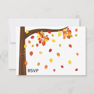 Herbstlaub RSVP / Antwort