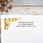 Herbstlaub Rücksendeadresse