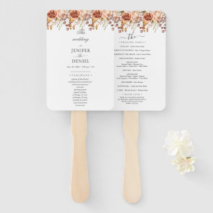 Herbstlaub Rustikale Boho-Hochzeit im Landhausstil Fächer