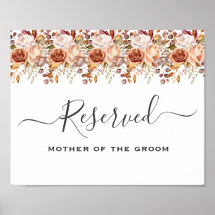 Herbstlaub Rustikale Boho-Hochzeit im Landhausstil Poster