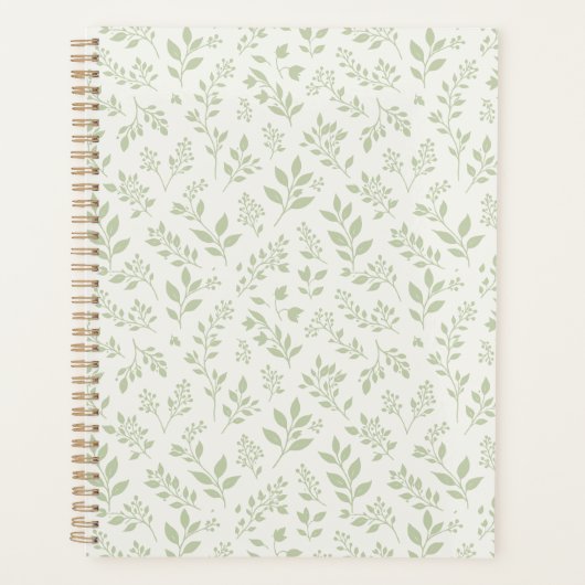Herbstlaub Sanftes Oliv - Neutral Planer (Vorderseite)