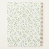 Herbstlaub Sanftes Oliv - Neutral Planer (Rückseite)