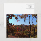 "Herbstlaub Scene" Postkarte (Vorne/Hinten)