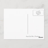 "Herbstlaub Scene" Postkarte (Rückseite)