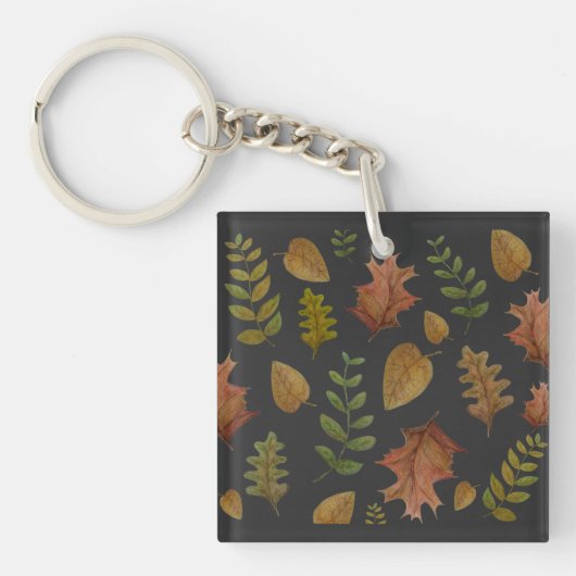 Herbstlaub Schlüsselanhänger (Vorderseite)
